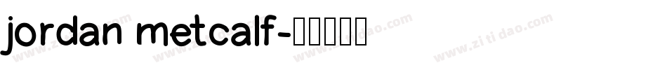 jordan metcalf字体转换